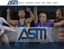 Tablet Screenshot of advancedsportsmedia.com